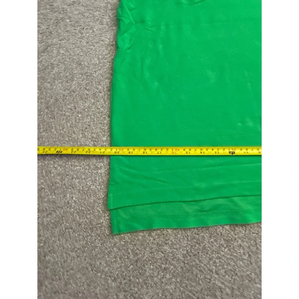 U.S. Polo Assn. Performance Pique Polo Mens M Green Excellent Short Sleeve Logo